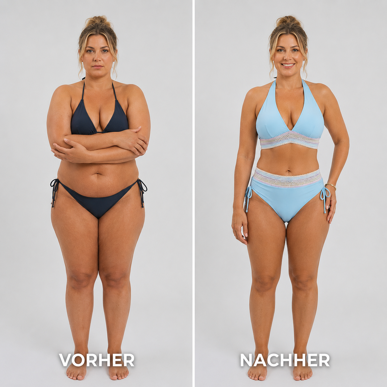 Bauchformender Bikini