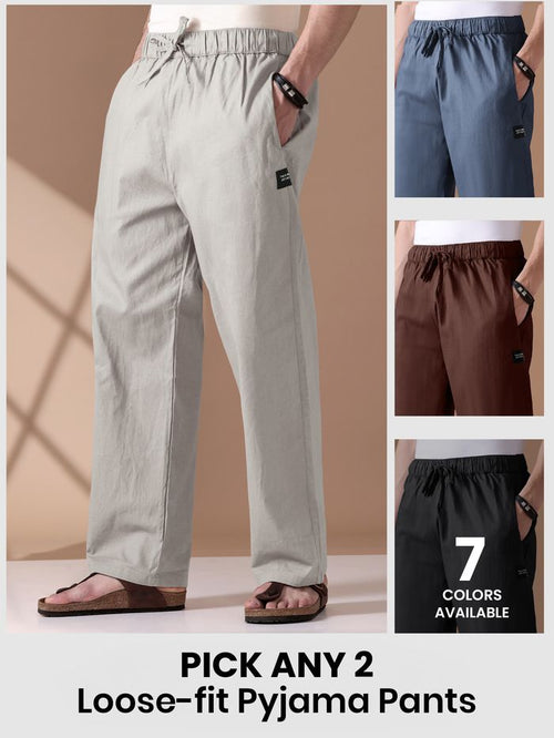 Lockere Pyjamahose für Herren